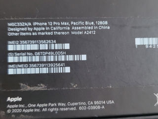 iPhone 12 Pro Max 128Gb Blue весь комплект в упаковке. Без торга!