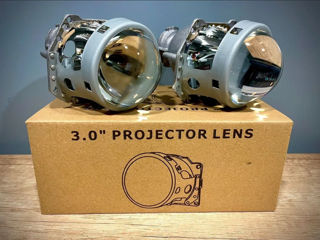 Комплект Би-ксеноновых линз Hella 3 Clear Lense (2шт.) D1S, D2S, D3S, D4S.
