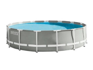 Piscină Intex 457x122cm, 16805L, cadru metalic+ pompă+ scară+ husă+ tent - livrare, credit!