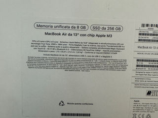 MacBook Air 13.6 2024 M3 Midnight Sigilat Original Garantie Apple foto 3
