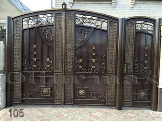 Ворота, заборы, решётки, козырьки,  перила,металлические двери  и другие изделия из металла. foto 9