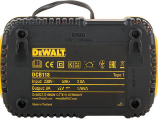 Incarcator acumulator / зарядное устройство dewalt dcb118 foto 5