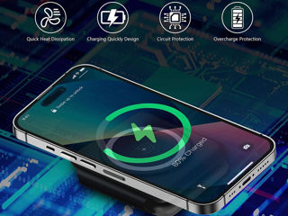 Încărcător fără fir pliabil 3 în 1  беспроводное зарядное устройство 3 в 1 foto 5