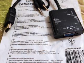 Кабели видео, питания, Sata-Data, Sata-Power. Адаптеры VGA-DVI foto 3