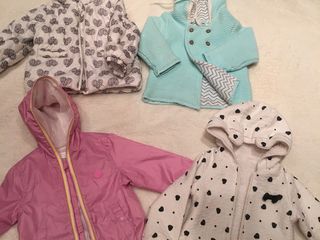Фирменные вещи для девочки 9 - 18 месяцев Куртки ветровка для мальчика 5 лет foto 1
