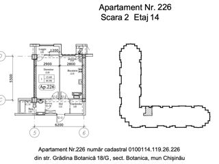 Apartament cu 1 cameră, 46 m², Botanica, Chișinău foto 1