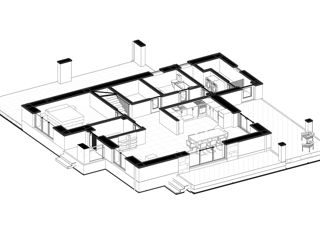 Casă de locuit individuală P+E, stil modern, proiecte case/ arhitect/ inginer/ renovare/ construcții foto 7