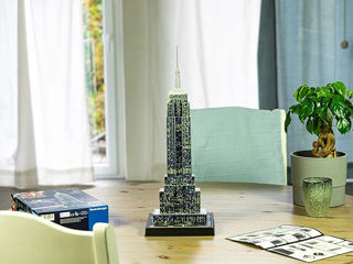 Puzzle 3d Ravensburger - Empire State Building - Lumineaza Noaptea, 216 Piese foto 3