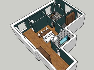 Apartament cu 3 camere, 81 m², Centru, Comrat foto 8