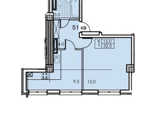 Apartament cu 1 cameră, 32 m², Râșcani, Chișinău foto 4