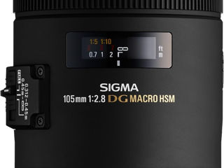Sigma AF 105mm f/2.8 EX DG OS HSM Macro  - Canon EF состояние 9 из 10