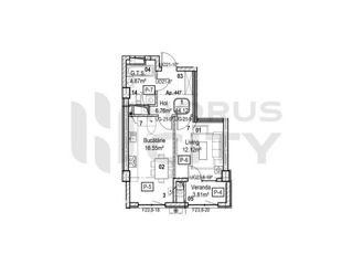 Apartament cu 1 cameră, 44 m², Râșcani, Chișinău foto 3