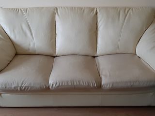 Кожаный диван с креслами foto 1