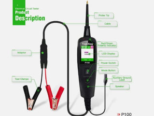 TopDiag-диагностический щуп  авто электрика, инструмент упрощающий работу диагноста авто электрика. foto 4