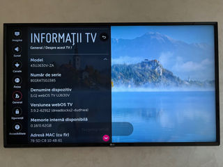 Se vinde SmartTV LG UV 630 4k hdr 10+