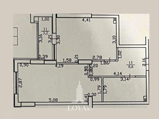 Apartament cu 1 cameră, 47 m², Ciocana, Chișinău foto 12