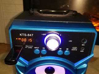 Колонка портативная с Bluetooth MP3 Орбита KTS-847 foto 4