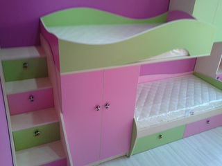 mobilier pentru copii dormitor cu doua vivele  dormitor pentru copii cu doua nivele foto 5