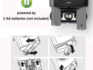 Aparat de ras mobil ,lavabil  cu baterie si  trimmer Braun MobileShave M-90 foto 5