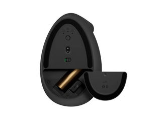 Wireless Mouse Logitech Lift Vertical, Optical, 400-4000 Dpi, 6 Buttons, 1Xaa, Bt/2.4 Ghz, Black фото 3