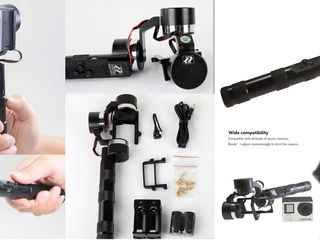 Steadycam Gimbal Стабилизатор для экшнкамер(GoPro,Xiaomi,SJ4000 и др.), телефона , Квадрокоптера