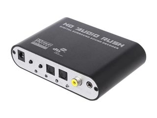 Цифровой DTS AC3 оптический аналоговый 5.1CH цифровой аудио декодер SPDIF receiver