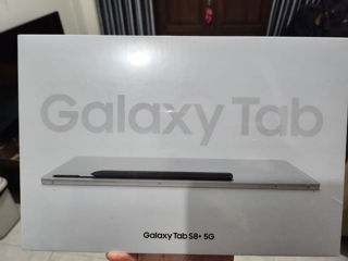 Samsung Galaxy Tab S8 Plus 8/256Gb Wi-Fi + 5G LTE = 760 €. (Silver). Гарантия 1 год. Garantie 1 an!