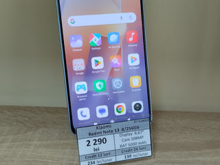 Xiaomi Redmi Note 13  8/256Gb  2290 lei