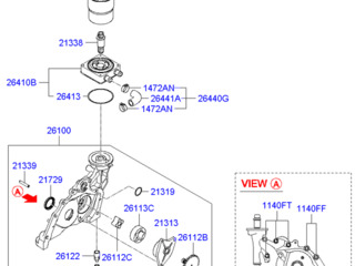 Кольцо теплообменника hyundai santafe/tucson foto 4