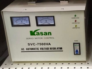 Stabilizator 6 KW Kasan SVC 7500 VA. Livrez prin transport de rută, sau personal...