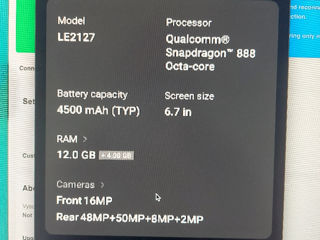 OnePlus 9 pro 256gb 12g ram, ecran scrapat