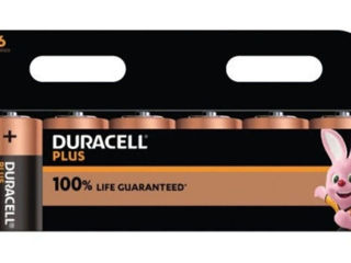 Duracell Plus D6, 100% Life guaranteed