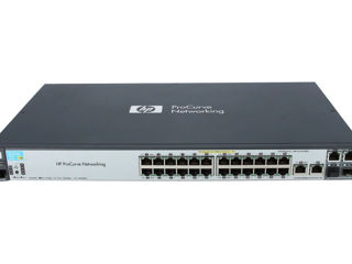 HP ProCurve 2520G-24-PoE J9299A 24 Port PoE Gigabit Network Switch foto 1