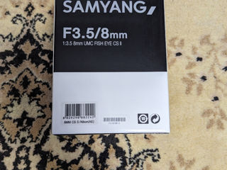 Samyang F3.5/8mm foto 3