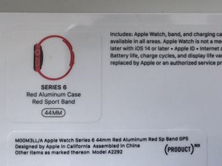 Apple Watch Series 6 44 mm - Red.