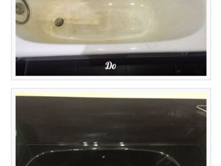 Реставрация ванн,черный жидкий акрил для ванн  Застывание 24 часа. Чёрный цвет foto 6