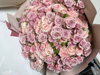 Livrare flori! 101 trandafiri de la 799 mdl! Доставка цветов 101 роза от 799 лей! Flowers delivery foto 9