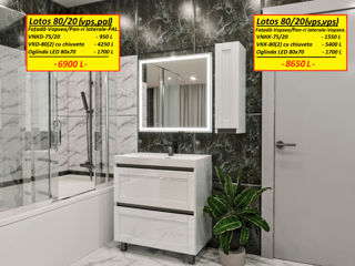 Мебель в ванную МДФ краска-глянец/мат.Фабрика.Mobilier baie MDFvopsea-lucios/mat.De la producator. фото 17