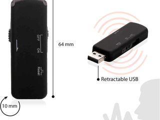 Recorder activat prin voce Stick USB 8GB foto 4