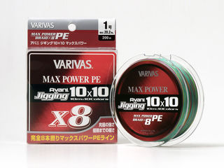 Шнур Varivas Avani Jigging 10x10 Max Power PE x8 New!!! ( #0.6/ #1.0 ) 200m foto 1