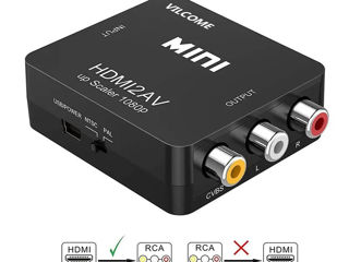 Цифровой в аналоговый аудио конвертер digital to analog audio converter-  200 lei foto 18