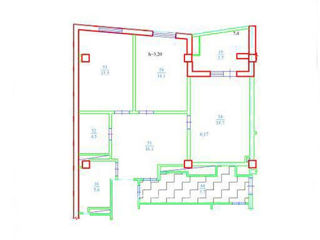 Apartament cu 2 camere, 82 m², Râșcani, Chișinău foto 3