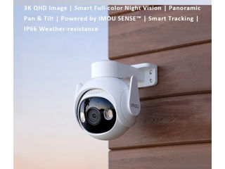 Cameră CCTV WiFi 6 rotativă IMOU Cruiser 2 5MP Lungime focală 3,6 mm Bazat pe tehnologia IMOU SENSE foto 20