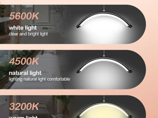 Lampa cosmetica, extensii gene (Moon Light) foto 5