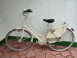 Vintage City Bycicle - bicileta retro bej pentru dame