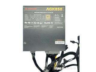 Блок питания Power Supply 850W Fully Modular 80Plus Gold Certified PSU (ARESGAME, AGK850) foto 1