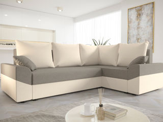 Canapea de colț  luxoasă și flexibilă