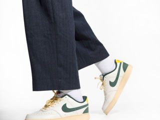 Nike Court Vision Low White/Green Unisex foto 5