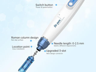 Dr.pen a9 microneedling pen kit wireless micro needling pen dispozitiv de derma needling pentru foto 5