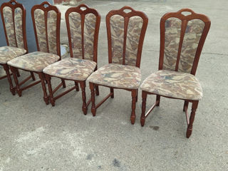 4 scaune din lemn natural. foto 6